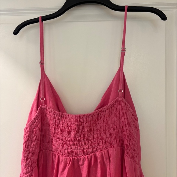 Tabitha Brown x Target Limited Time Collection Pink and Red Colorblock Dress - Picture 8 of 9